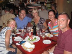 Coronado Panama expats at a restaurant with Sarah Booth – Best Places In The World To Retire – International Living